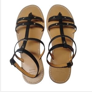 SEZANE | Leather Gladiator Sandals – Black – EU 40 / US 9.5 – Unworn